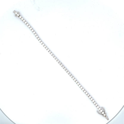 5.49ct Dimonds and 14k White Gold Tennis Bracelet