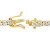 Earth Diamond Tennis Bracelet set in 14K Yellow Gold