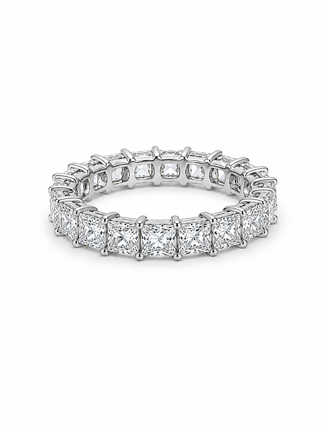 Lab Grown Diamond 9174948~ Princess Cut Eternity Band