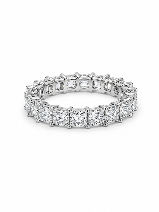 Lab Grown Diamond 9174948~ Princess Cut Eternity Band
