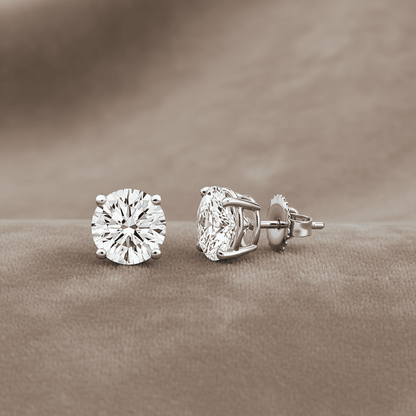 Lab Grown Diamond Studs EARR10308~ 5.23 carats