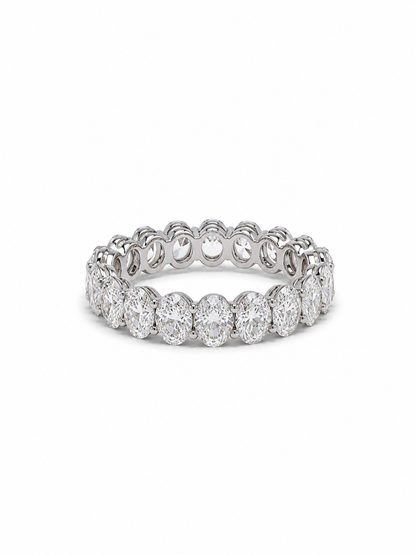 Lab Grown Diamond ETNBD1093~ Oval cut eternity band