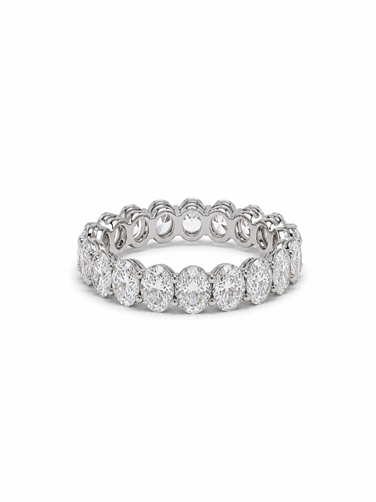 Lab Grown Diamond 9076116~ Oval Cut Eternity Band