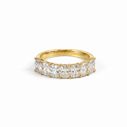2.93 carat Lab Grown Diamond 9363734~ 7 Stone Raidiant Cut Ring