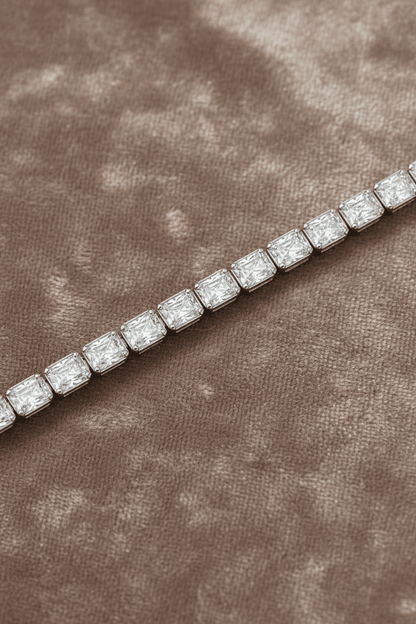 Lab Grown Diamond Tennis Bracelet ~ BRAC10227 Radiant Cut