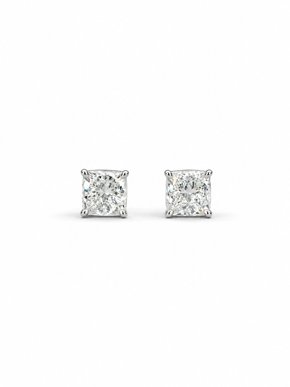 Lab Grown Diamond Studs~ EARR10323 Cushion Cut 1.50 carats