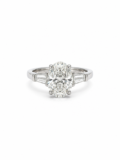 3.07 carats Lab Grown Diamond ENGR10036~ Mary
