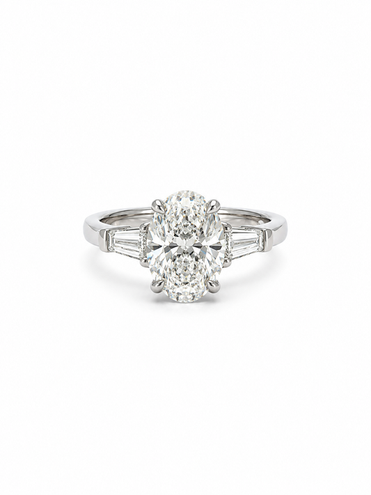 3.07 carats Lab Grown Diamond ENGR10036~ Mary