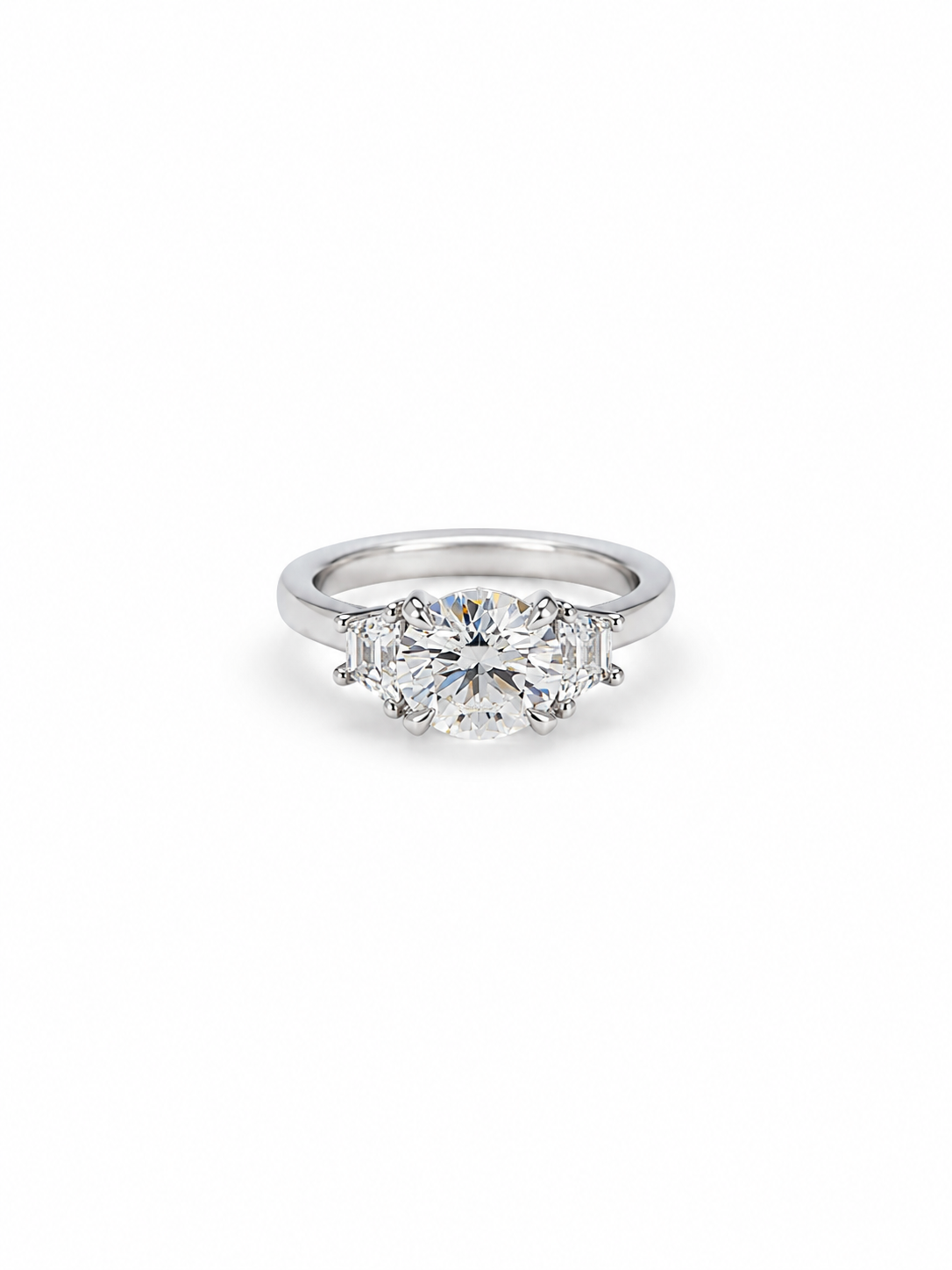 Lab Grown Diamond ENGR1114~ Darcy 2.05 carats Platinum