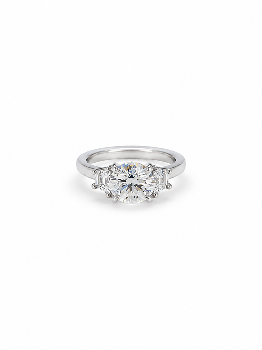 Lab Grown Diamond ENGR1114~ Darcy 2.05 carats Platinum