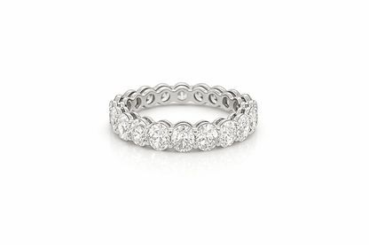 4.38 Carat Shared Prong Diamond Eternity Band in Platinum 4.38 ct. tw.