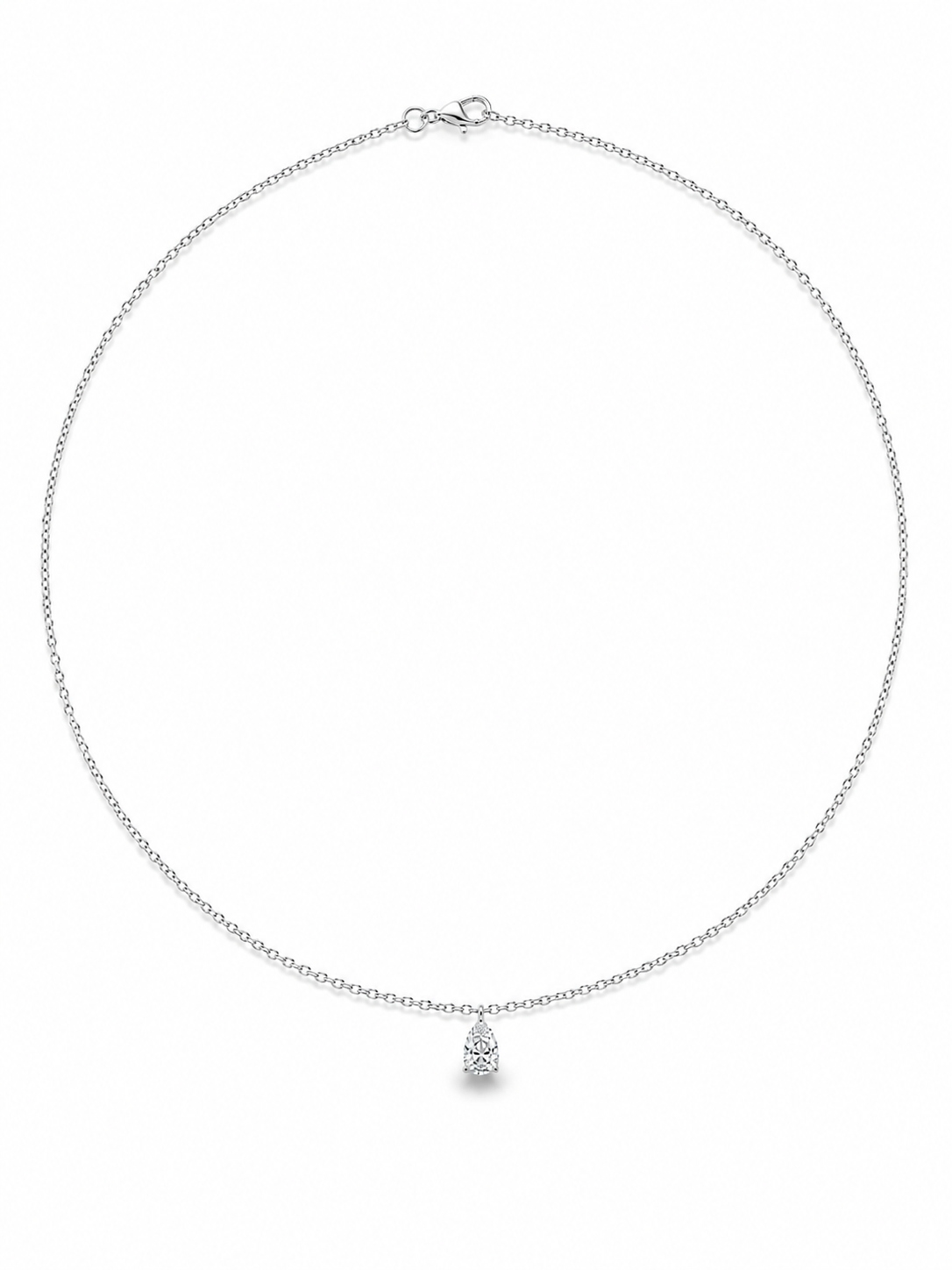 Lab Grown Diamonds NECKL1030~ Solitaire pear cut