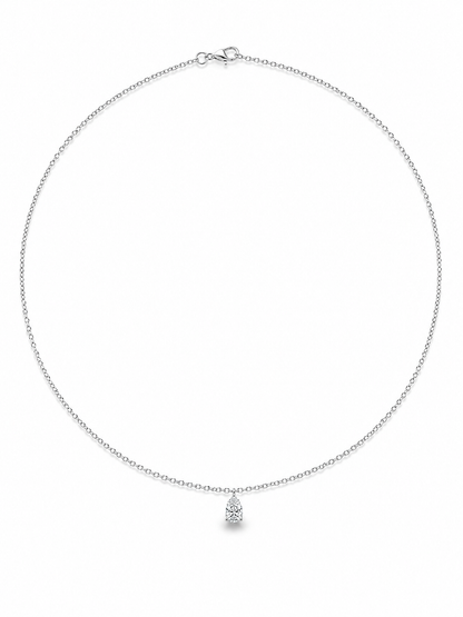 Lab Grown Diamonds NECKL1030~ Solitaire pear cut