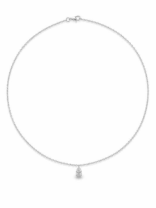 Lab Grown Diamonds NECKL1030~ Solitaire pear cut