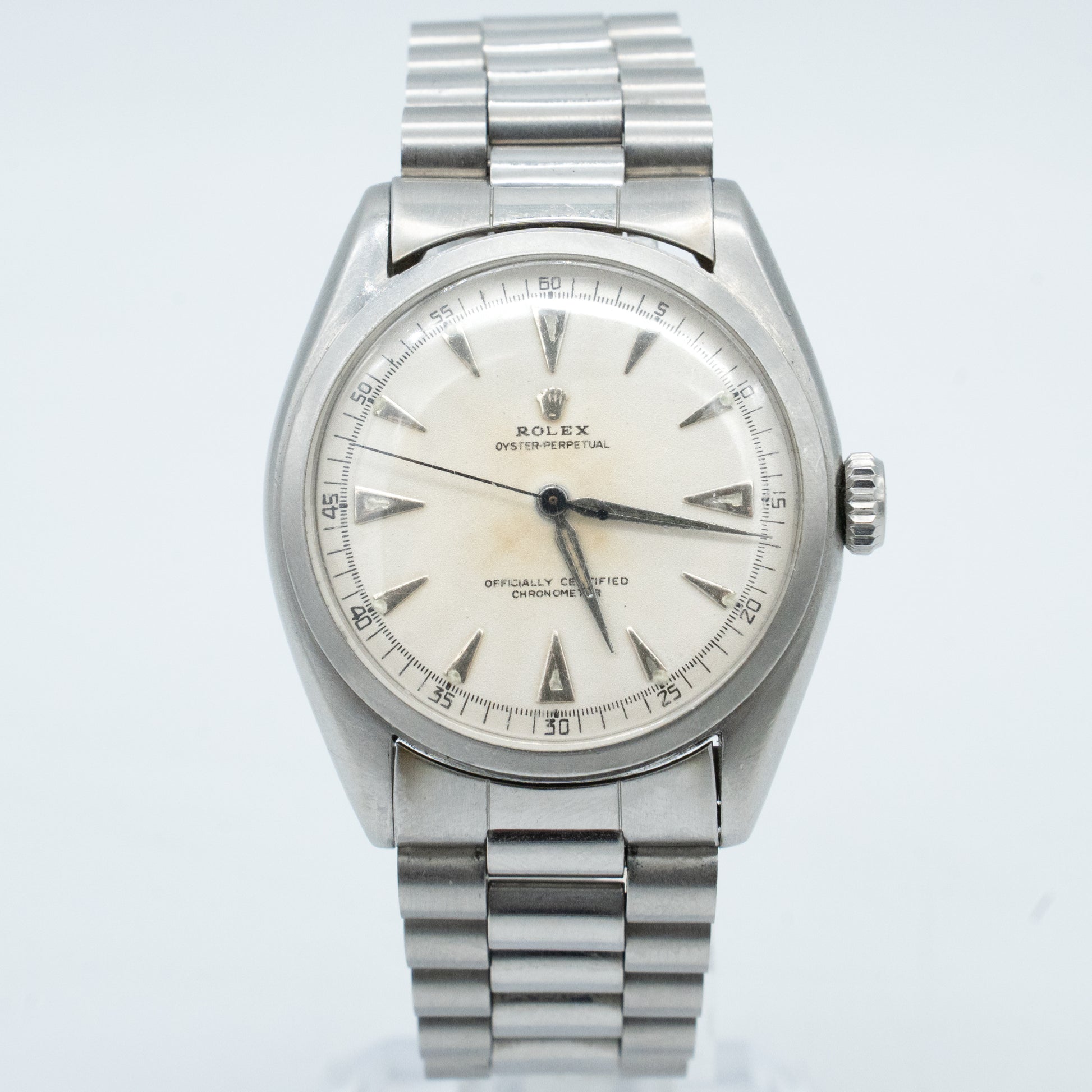 Rolex Ref: 6084 Honeycomb Waffle Dial 34mm