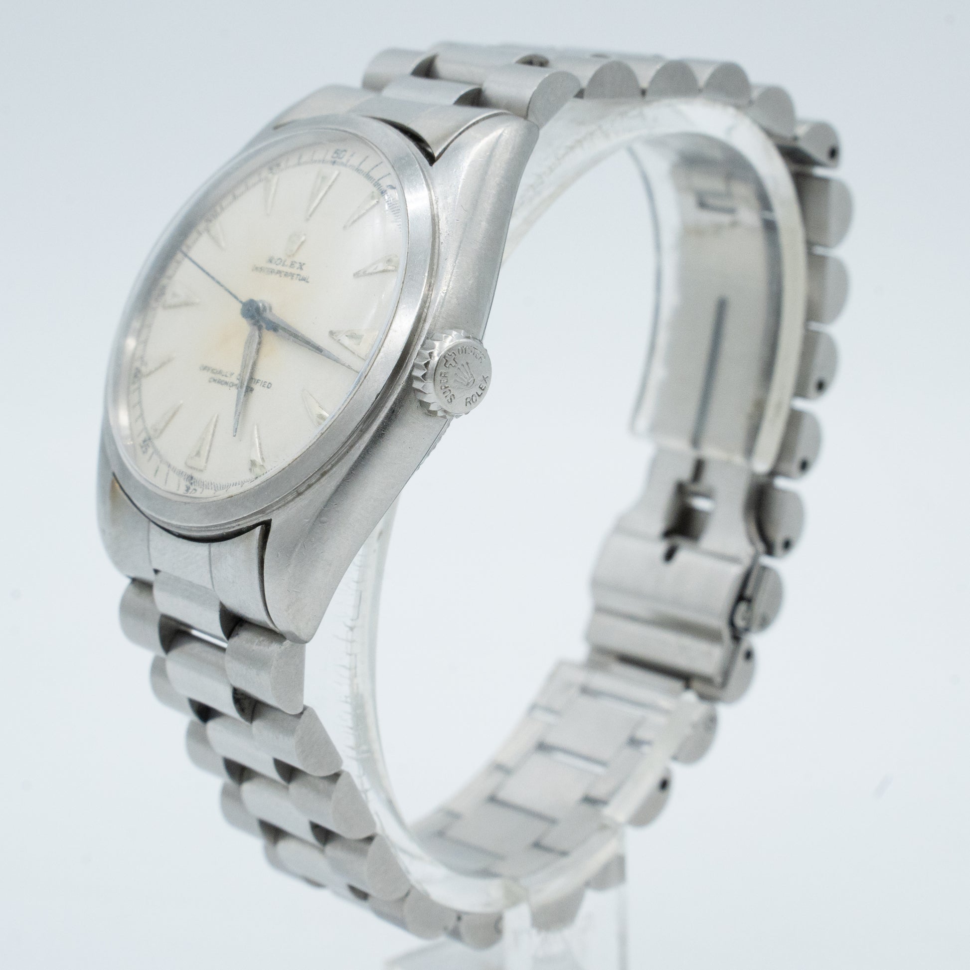 Rolex Ref: 6084 Honeycomb Waffle Dial 34mm