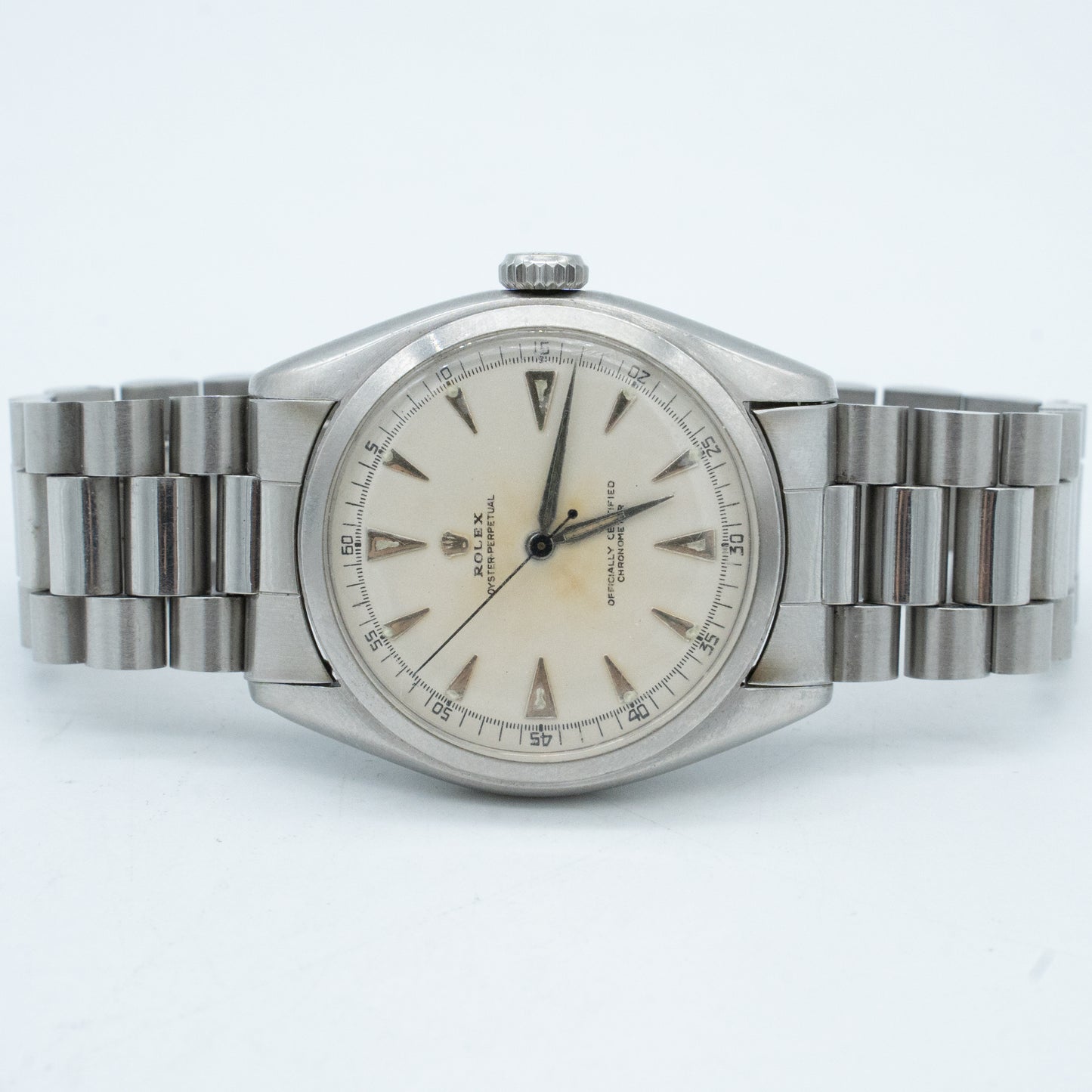 Rolex Ref: 6084 Honeycomb Waffle Dial 34mm