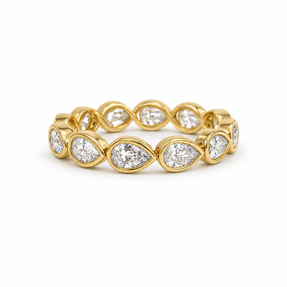 Lab Grown Diamond Eternity Band 9297939~ 2.03 carats 14K Yellow Gold