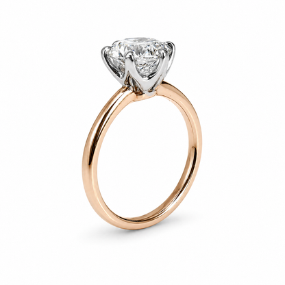 "ENGR03242" ROUND DIAMOND SOLITAIRE RING
