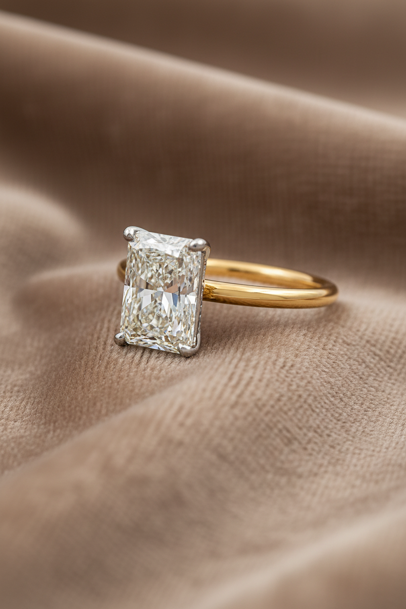 3.02 carats Lab Grown Diamond ENG10028~ Ella