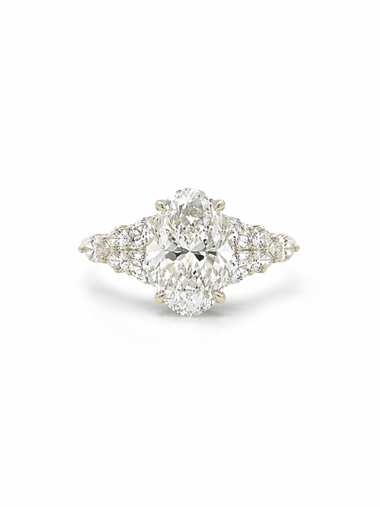 3.02 carats Lab Grown Diamond ENG10045~ Estelle