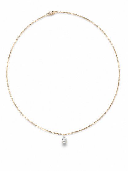 Lab Grown Diamond NECK1030~ Solitaire pear cut