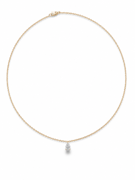 Lab Grown Diamond NECK1030~ Solitaire pear cut