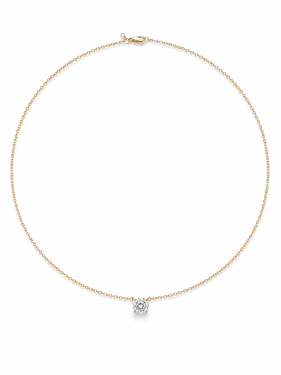 Lab Grown Diamond NECK1032~Soliataire Round Cut
