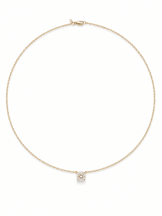 Lab Grown Diamond NECK1032~Soliataire Round Cut