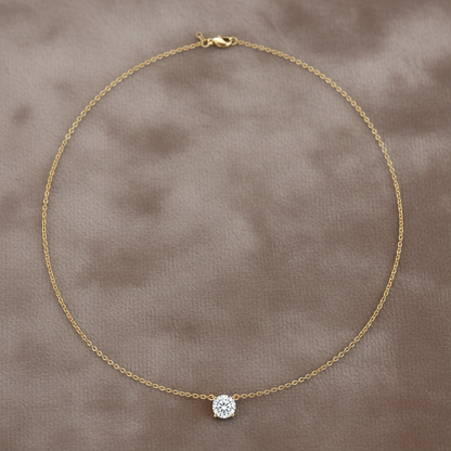 Lab Grown Diamond NECK1032~Soliataire Round Cut