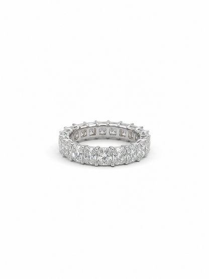 7.29 carats Lab Grown Diamond 9074690~ Radiant Cut Eternity Band