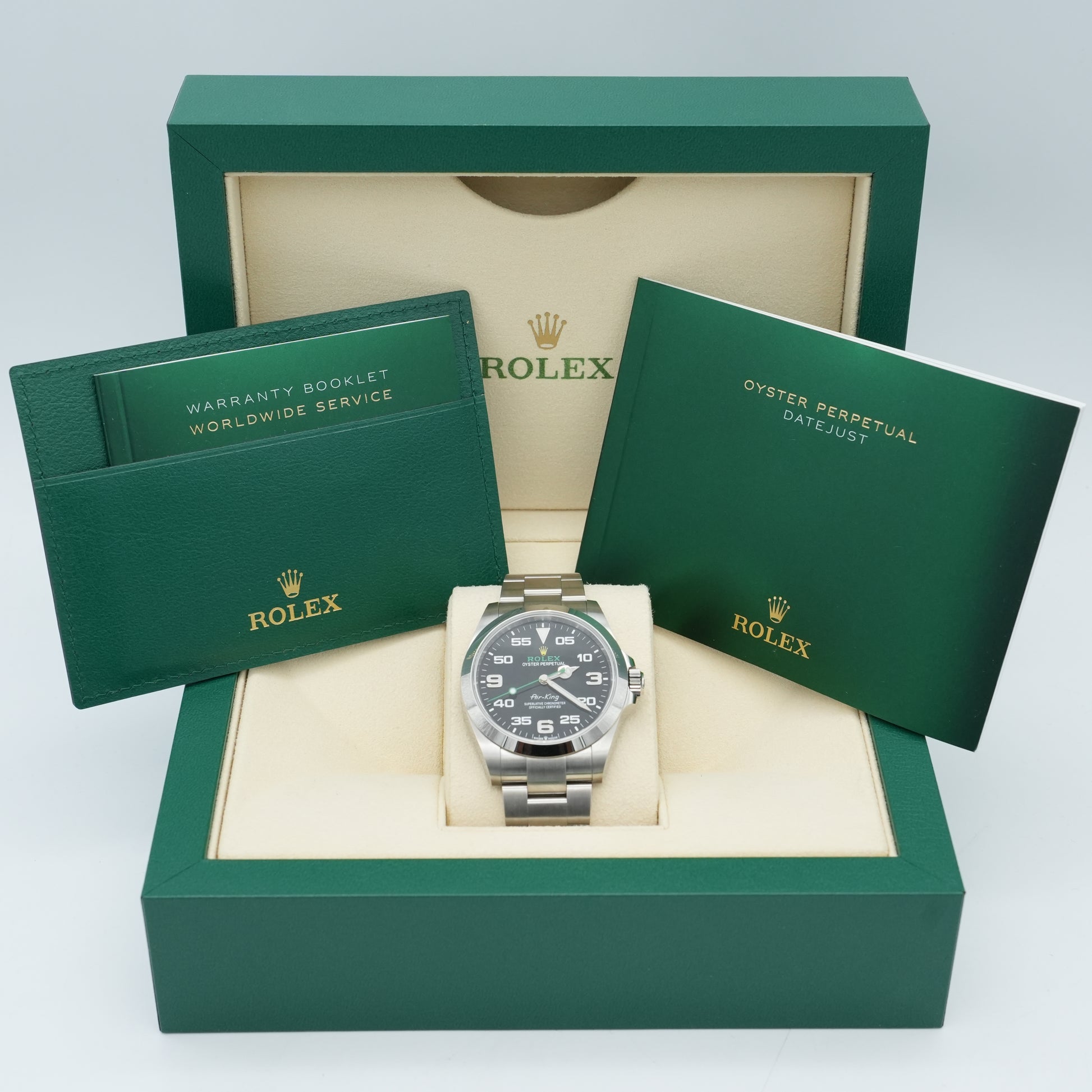 Rolex Air King 126900 40mm Black Dial