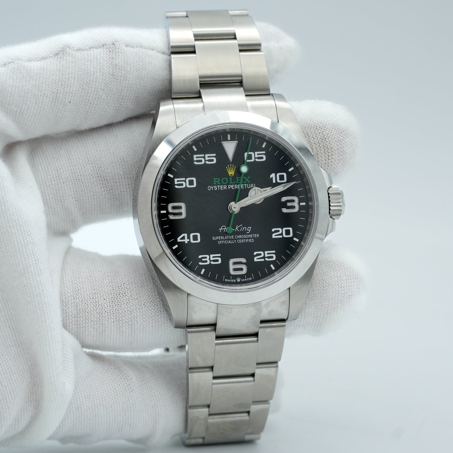 Rolex Air King 126900 40mm Black Dial