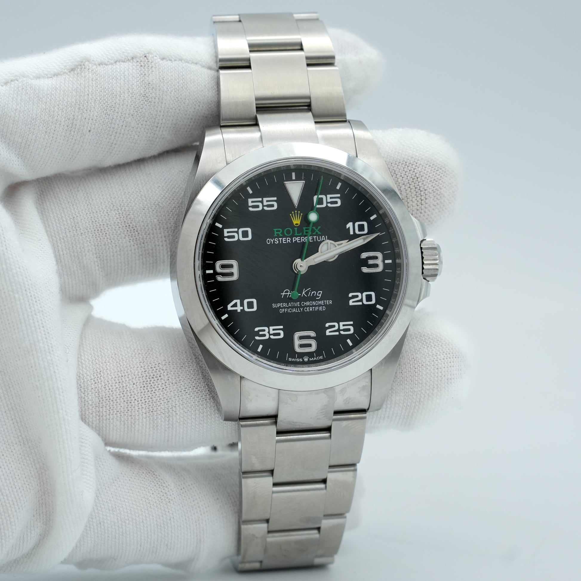 Rolex Air King 126900 40mm Black Dial