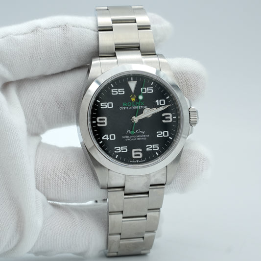 Rolex Air King 126900 40mm Black Dial