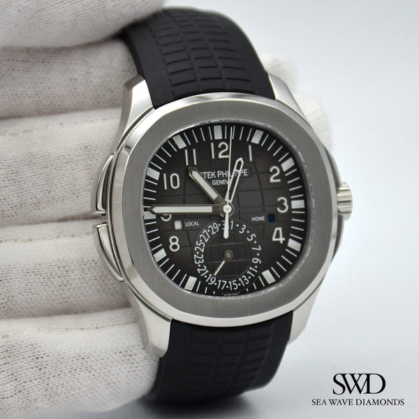 Patek Philippe Aquanaut Black Embossed Dial 5164A-001 from the patek philippe aquanaut watch collection