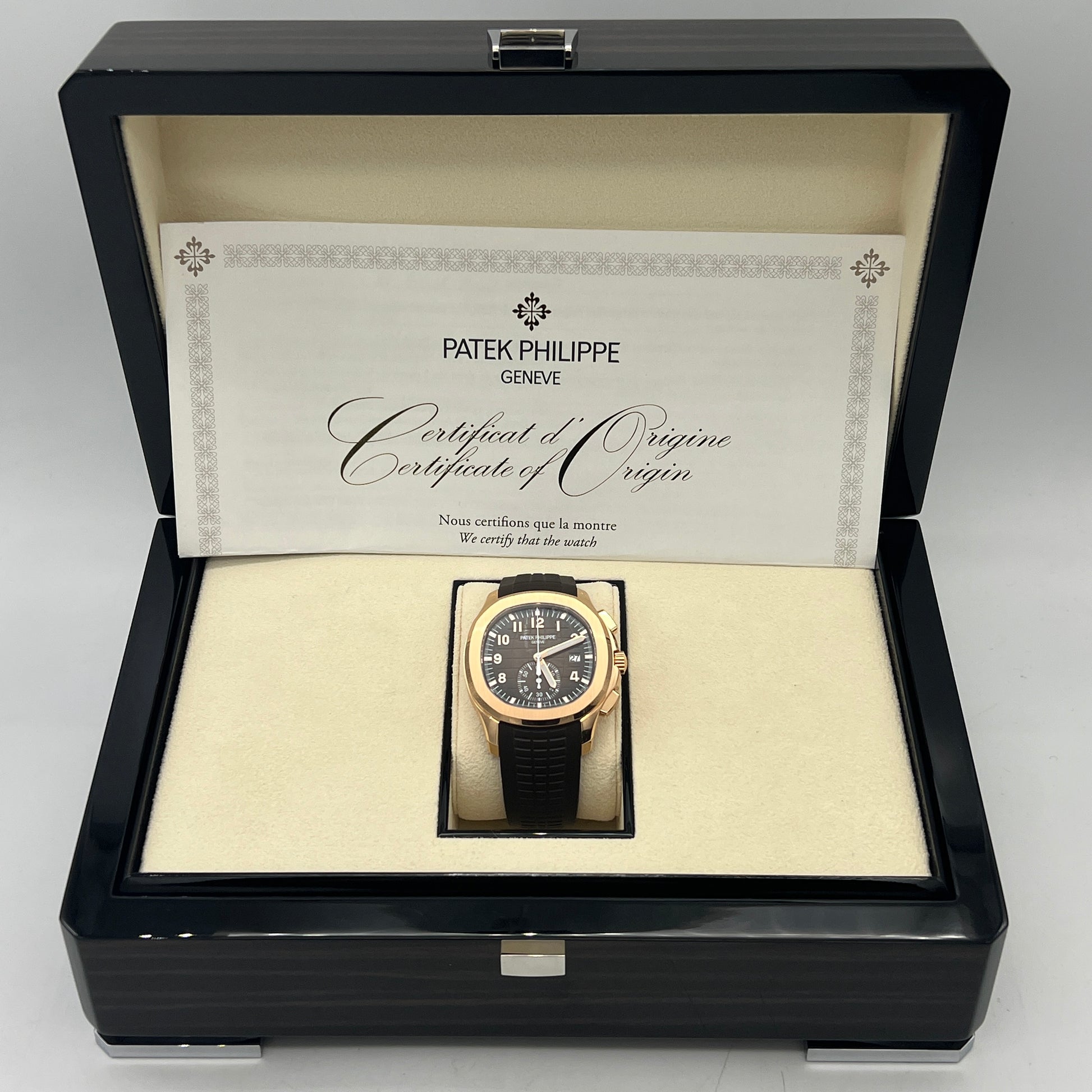 Patek Philippe Aquanaut 5968R-001 Chronograph Rose Gold Brown Dial