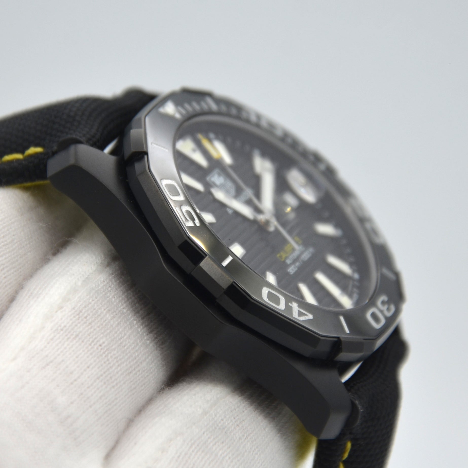Tag Heuer Aquaracer 41mm Black Dial Mens Watch WAY218A.FC6362