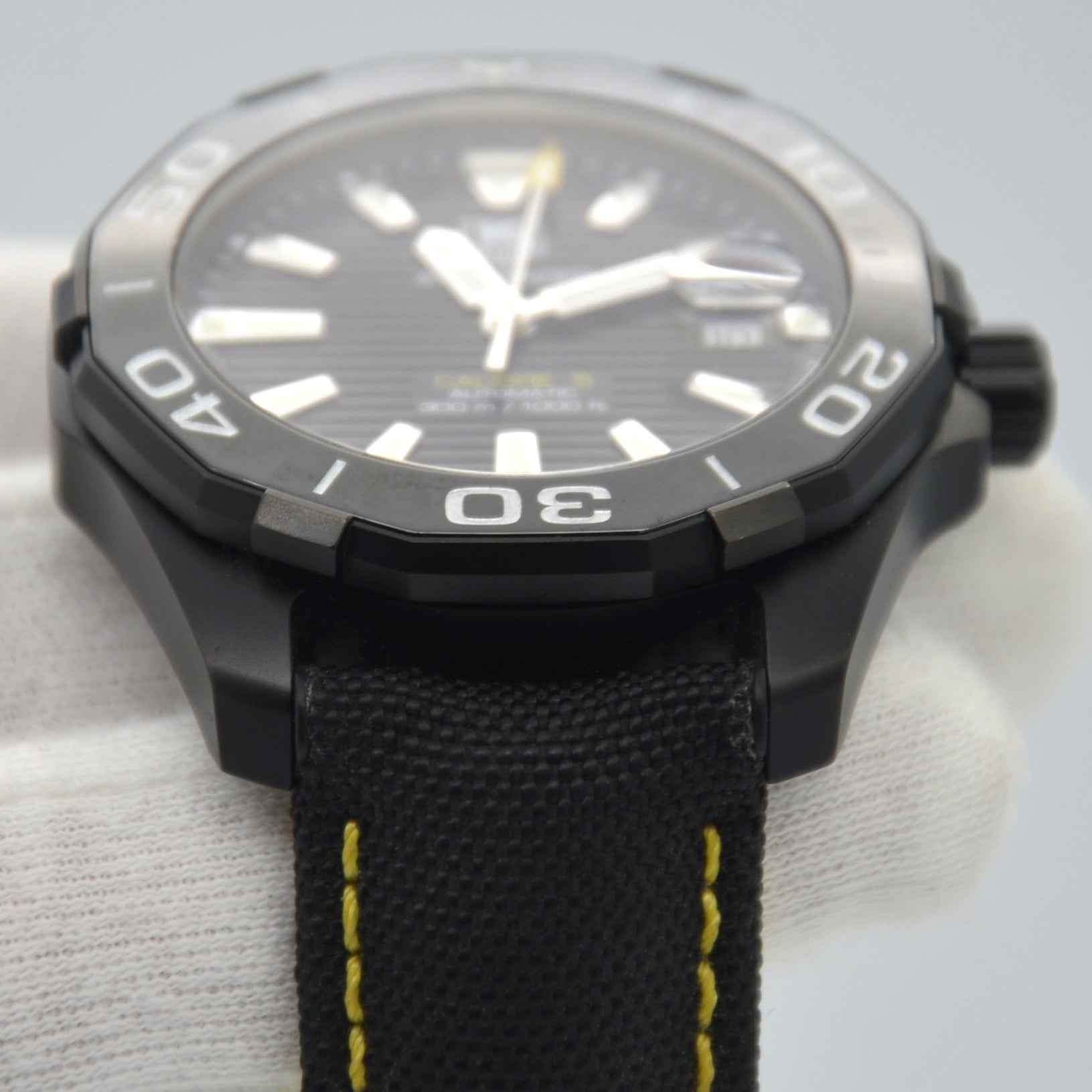 Tag Heuer Aquaracer 41mm Black Dial Mens Watch WAY218A.FC6362
