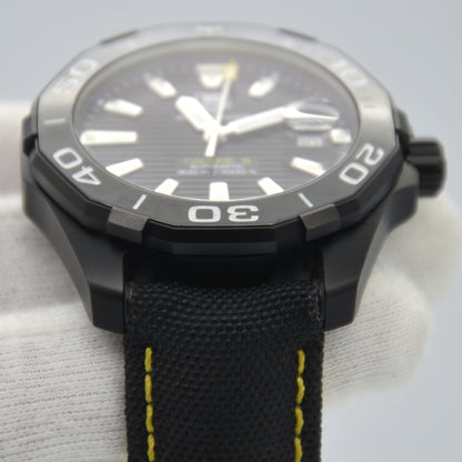 Tag Heuer Aquaracer 41mm Black Dial Mens Watch WAY218A.FC6362