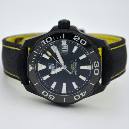 Tag Heuer Aquaracer 41mm Black Dial Mens Watch WAY218A.FC6362