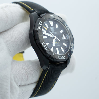 Tag Heuer Aquaracer Automatic Black Dial Mens Watch WAY218A.FC6362