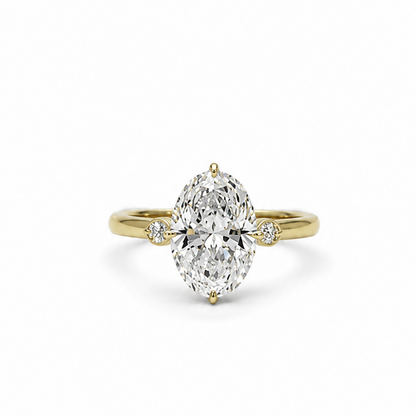 3.02 carats Lab grown Diamond ENG10045~Lydia