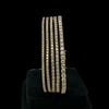 Earth Diamond Tennis Bracelet set in 14K Yellow Gold