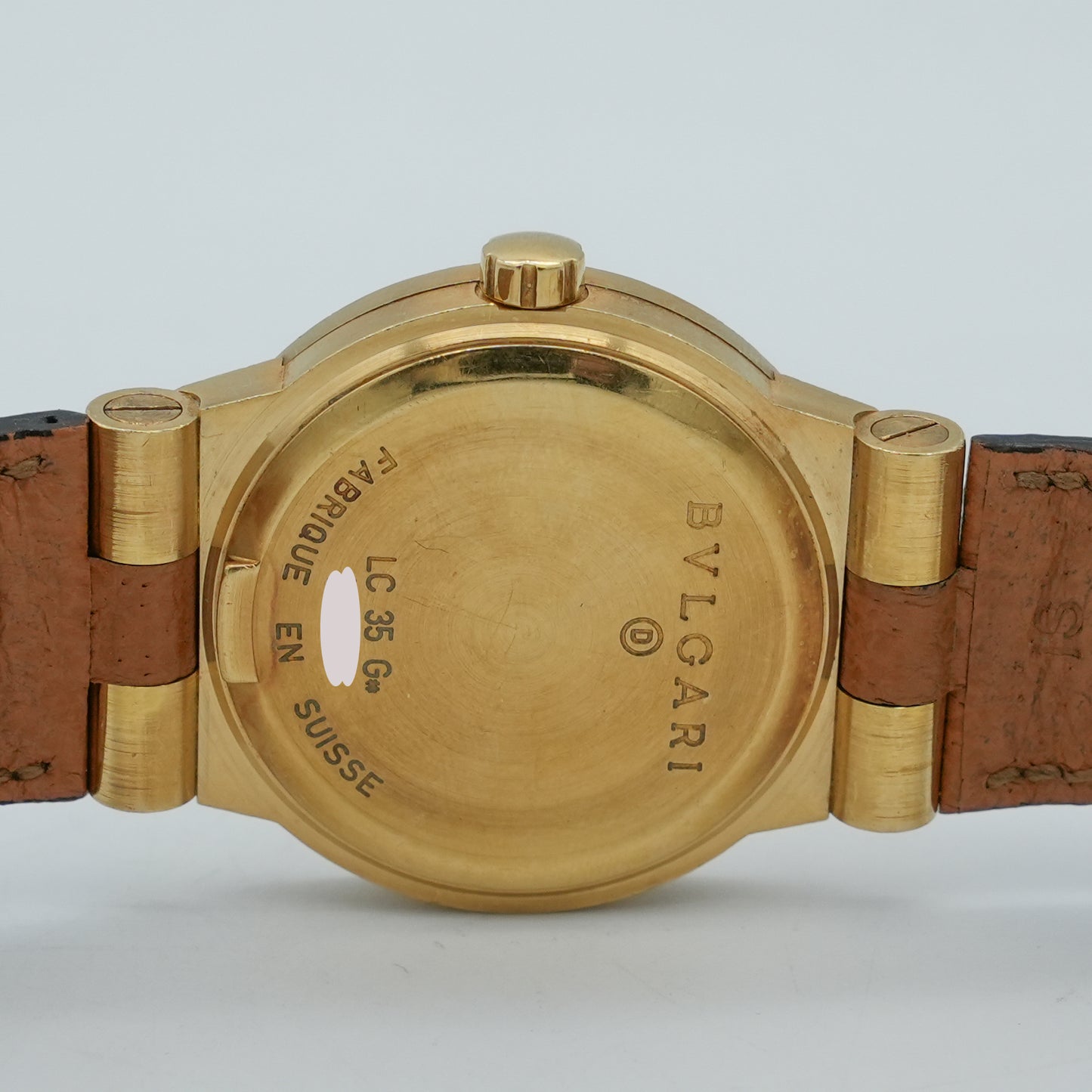 Bulgari Diagono Automatic Yellow gold White Dial 35mm LCV 35 G