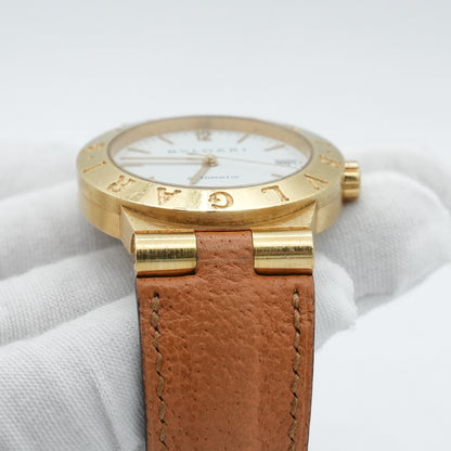 Bulgari Diagono Automatic Yellow gold White Dial 35mm LCV 35 G