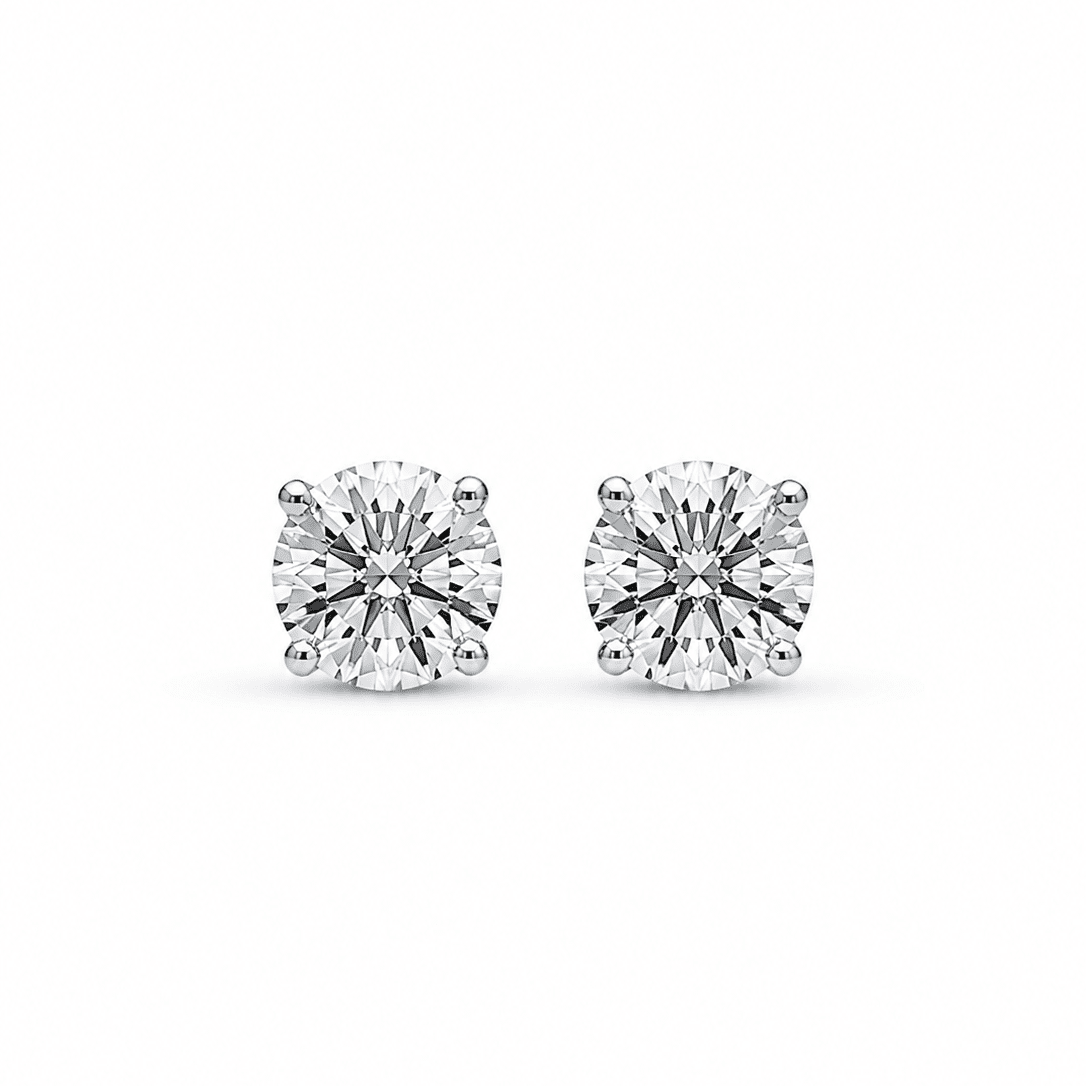 Lab Grown Diamond Studs EARR10308~ 5.23 carats