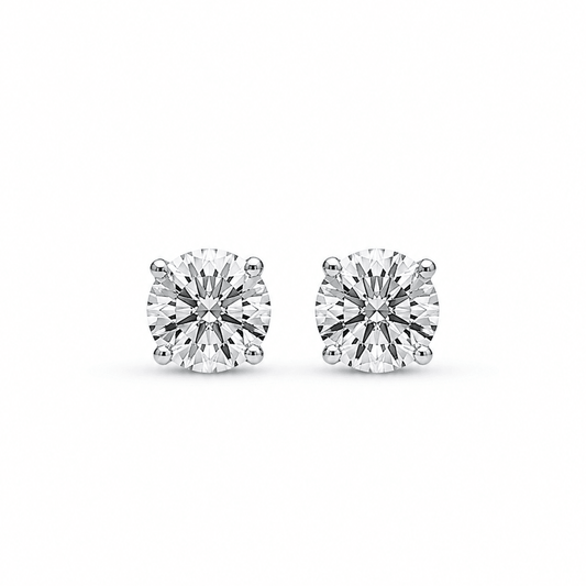 Lab Grown Diamond Studs EARR10308~ 5.23 carats