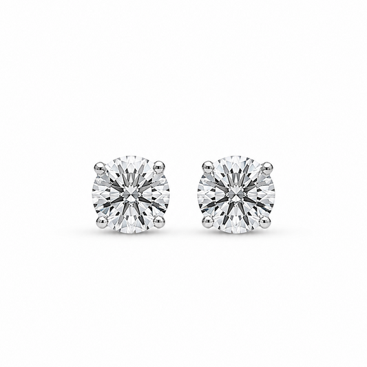 Lab Grown Diamond Studs EARR10305~ 8.11 carats