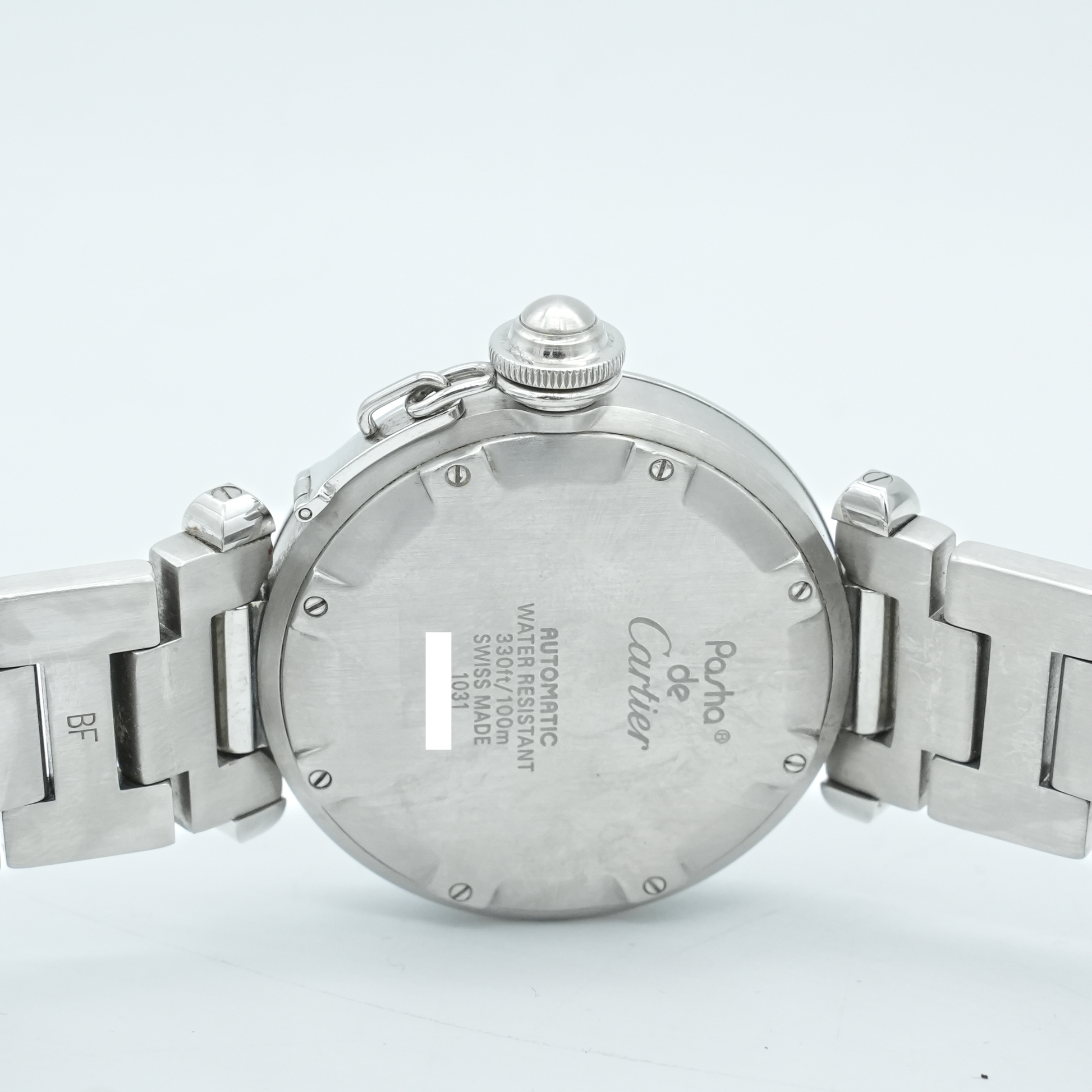 Cartier Pasha C Silver Unisex Watch Ref. W31010M7 Steel 35mm